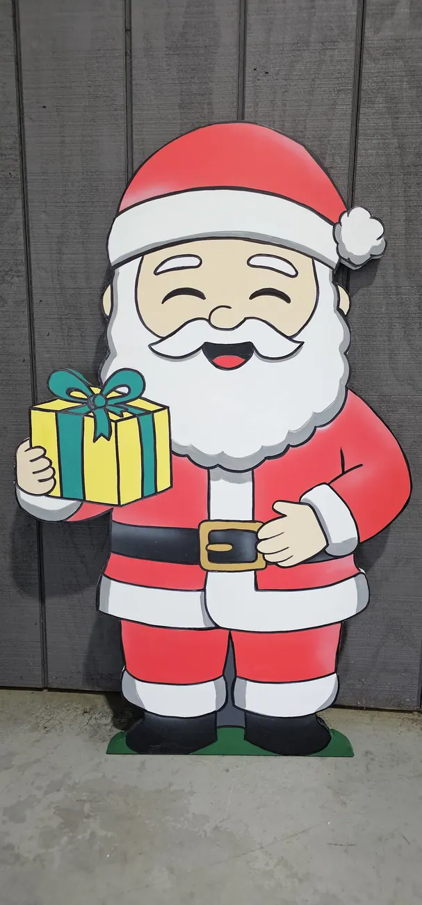 Santa Claus lawn decoration